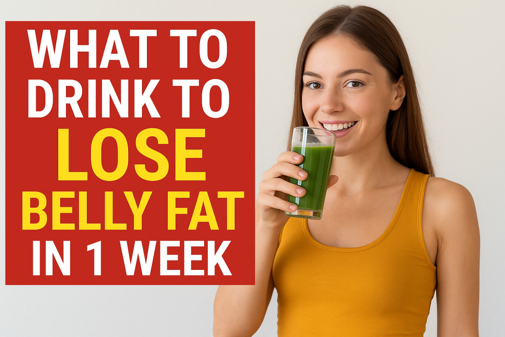 What to Drink to Lose Belly Fat in 1 Week