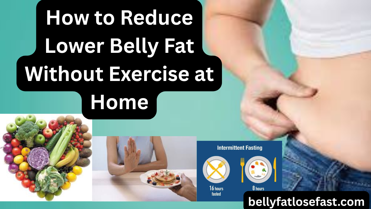 Reduce Lower Belly Fat Without Exercise